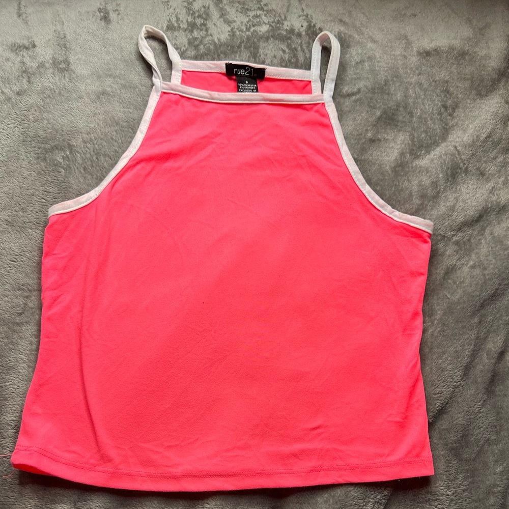 Pink crop top